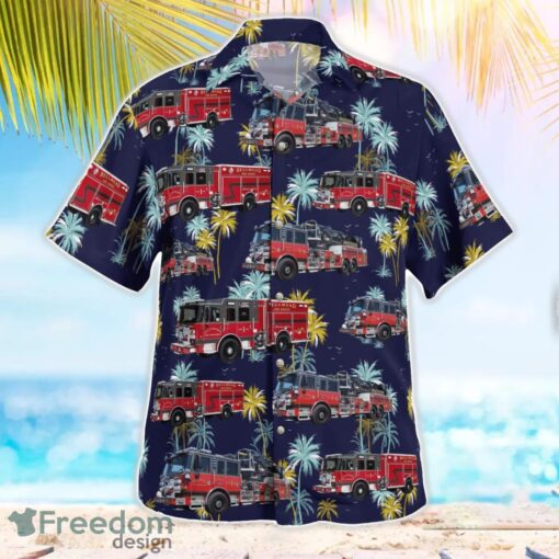 Texas Bellmead Fire Department Tropical 3D Hawaiian Shirt Gift For Summer Product Photo 2