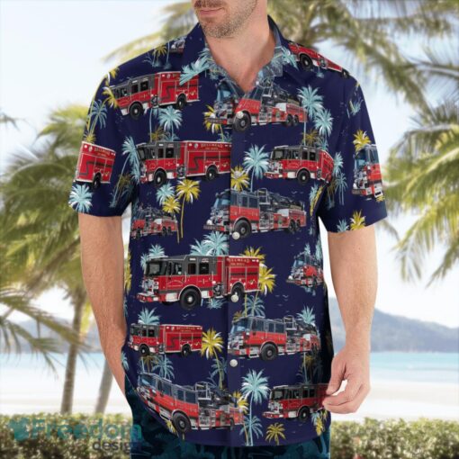 Texas Bellmead Fire Department Tropical 3D Hawaiian Shirt Gift For Summer Product Photo 3