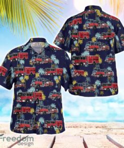 Texas Bellmead Fire Department Tropical 3D Hawaiian Shirt Gift For Summer