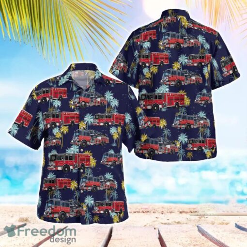 Texas Bellmead Fire Department Tropical 3D Hawaiian Shirt Gift For Summer Product Photo 1