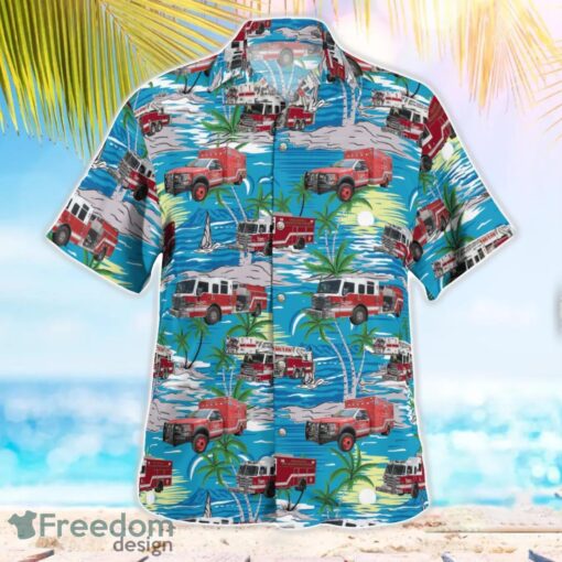 Texas City of New Braunfels Fire Department Hawaiian Shirt Summer Beach Gift Product Photo 2