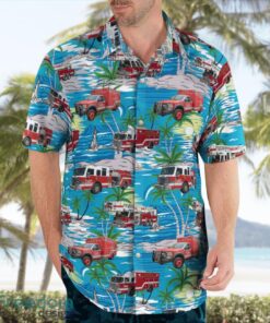 Texas City of New Braunfels Fire Department Hawaiian Shirt Summer Beach Gift Product Photo 3