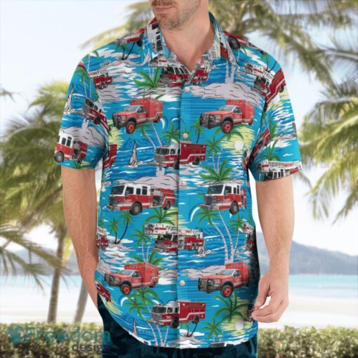 Texas City of New Braunfels Fire Department Hawaiian Shirt Summer Beach Gift Product Photo 3