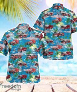 Texas City of New Braunfels Fire Department Hawaiian Shirt Summer Beach Gift