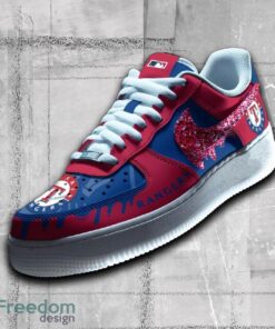 Texas Rangers MLB AF1 Shoes Badge All Over Print Gift Air Force 1 Sneaker