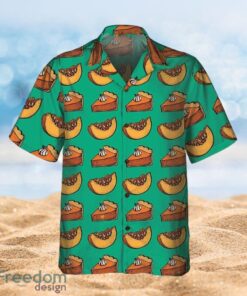 Thanksgiving Pumpkin Pie Cream Design Thanksgiving Gifts Full Over Print Hawaiian Shirt