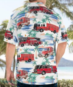 Thornton, Colorado, City of Thornton Fire Department Tropical 3D Hawaiian Shirt Gift For Summer Product Photo 3