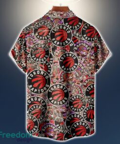 Toronto Raptors Logo All Printed 3D Hawaiian Shirt For Fans NBA Hawaiian Shirt Product Photo 2