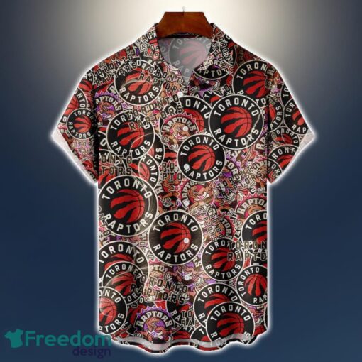 Toronto Raptors Logo All Printed 3D Hawaiian Shirt For Fans NBA Hawaiian Shirt Product Photo 1