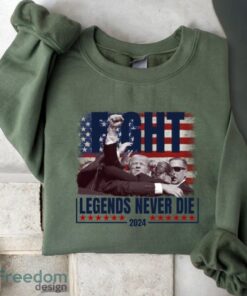 Trump shooting Legends Never Die Trump 2024 Shirt Product Photo 2