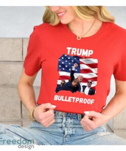 Trump Shooting Shirt, Bulletproof Trump 2024 Shirt Product Photo 2