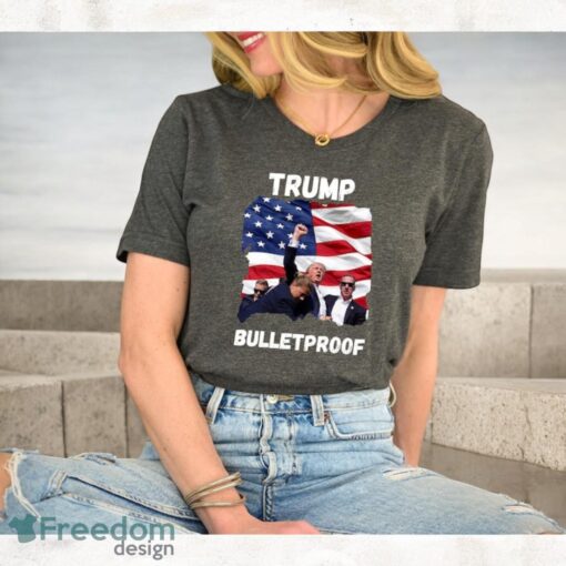 Trump Shooting Shirt, Bulletproof Trump 2024 Shirt Product Photo 3