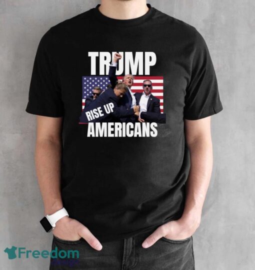 Trump Shot Shirt - Black Unisex T-Shirt