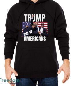 Trump Shot Shirt - Men Black Hoodie