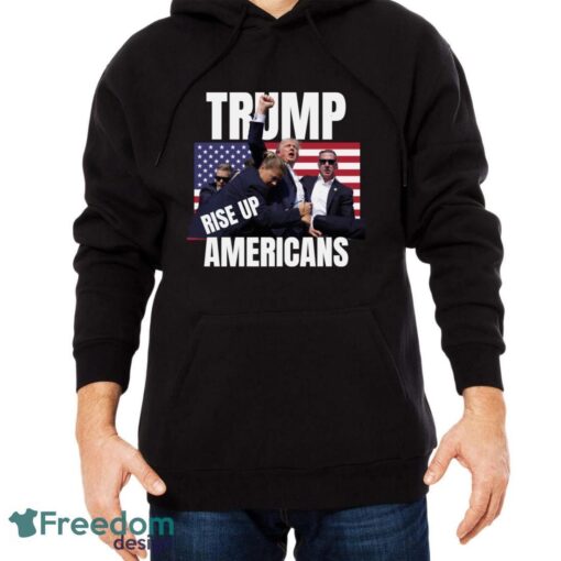 Trump Shot Shirt - Men Black Hoodie