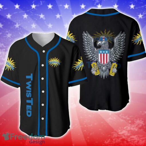 Twisted Tea US Eagle Baseball Jersey Shirt 4th Of July Independence Day Gift Product Photo 1