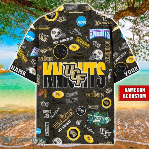 UCF Knights Logo Hawaiian Shirt For Fans Trending Beach Shirt Custom Name Product Photo 2