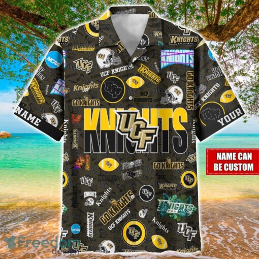 UCF Knights Logo Hawaiian Shirt For Fans Trending Beach Shirt Custom Name Product Photo 1