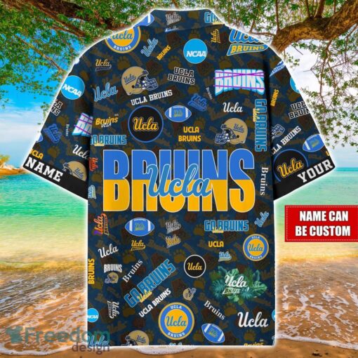 UCLA Bruins Logo Hawaiian Shirt For Fans Trending Beach Shirt Custom Name Product Photo 2