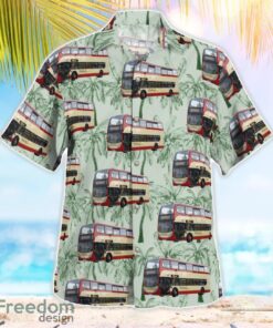 UK Double-decker Hedingham Enviro400 Bus Hawaiian Shirt Men Women Beach Shirt Product Photo 3