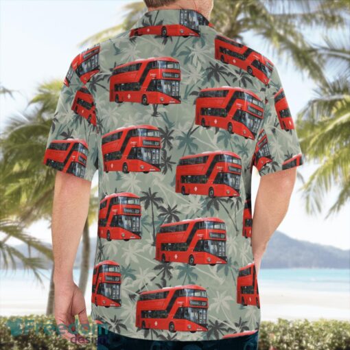 UK Double-decker New Routemaster Bus Hawaiian Shirt Men Women Beach Shirt Product Photo 2