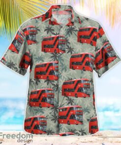 UK Double-decker New Routemaster Bus Hawaiian Shirt Men Women Beach Shirt Product Photo 3