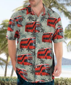 UK Double-decker New Routemaster Bus Hawaiian Shirt Men Women Beach Shirt Product Photo 4