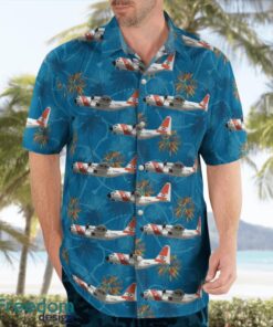 United States Coast Guard C-130 Tropical 3D Hawaiian Shirt Gift For Summer Product Photo 3