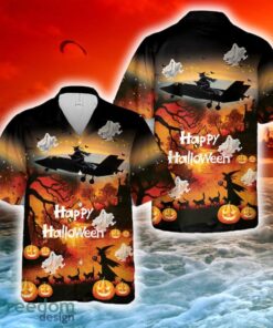 US Air Force F-35 Happy Halloween Hawaiian Shirt