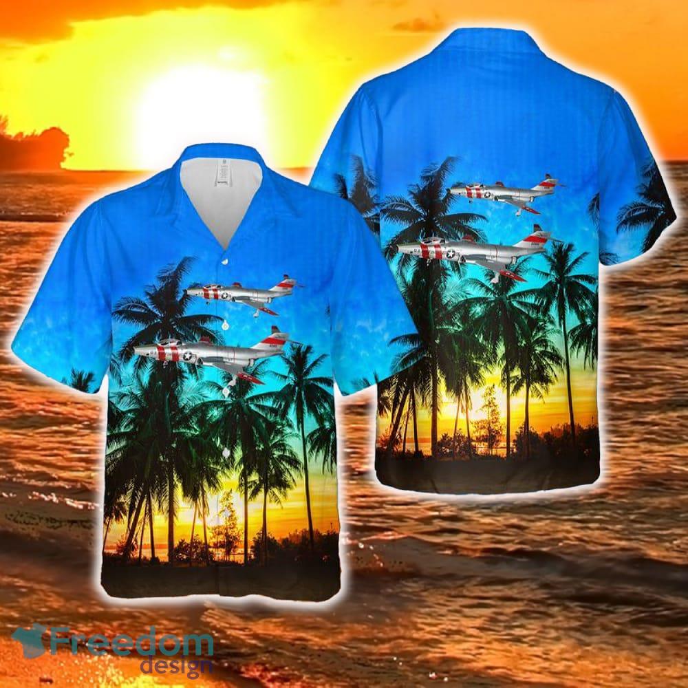 US Air Force McDonnell RF01C Voodoo Sun Run Hawaiian Shirt Tropical Summer - US Air Force McDonnell RF01C Voodoo Sun Run Hawaiian Shirt Tropical Summer