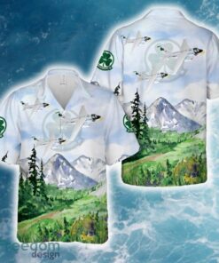 US Navy Lockheed Martin S-3A Viking Shamrock (1975) VS-41 Hawaiian Shirt