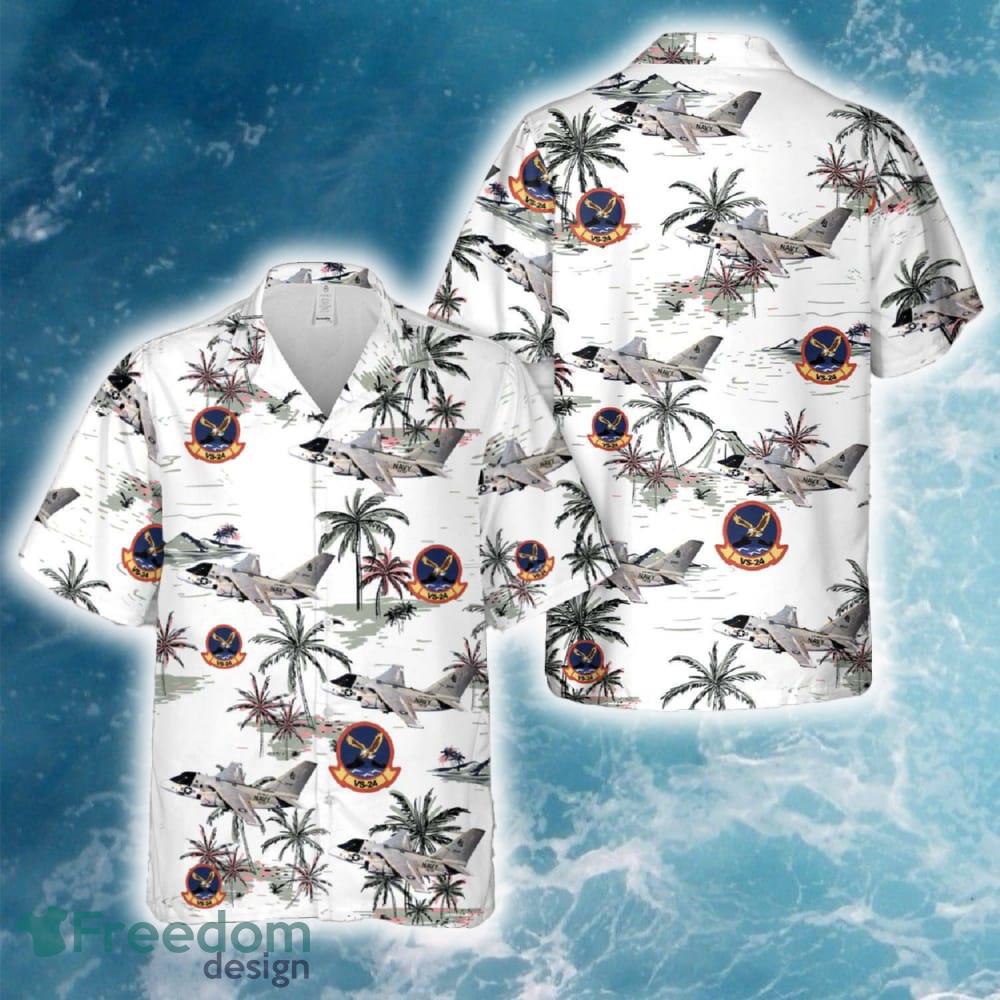US Navy Lockheed S 3A Viking (BuNo 159743) of Anti Submarine Squadron VS 24 ''Scouts'' Hawaiian Shirt image US Navy Lockheed S 3A Viking (BuNo 159743) of Anti Submarine Squadron VS 24 ''Scouts'' Hawaiian Shirt