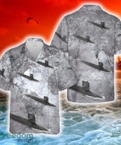 US Navy USS Archerfish (SSN-678) Hawaiian Shirt