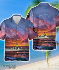 US Navy USS Dyess (DDDDR-880) Hawaiian Shirt