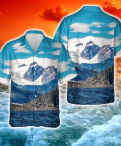US Navy USS Kretchmer (DE-329) Hawaiian Shirt