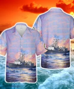 US Navy USS Robert G. Bradley (FFG-49) Hawaiian Shirt