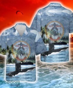 US Navy USS Sea Devil (SSN-664) Hawaiian Shirt