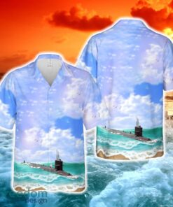 US Navy USS Sturgeon (SSN-637) Hawaiian Shirt