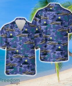 US Navy USS Valcour (AVP-55) Hawaiian Shirt