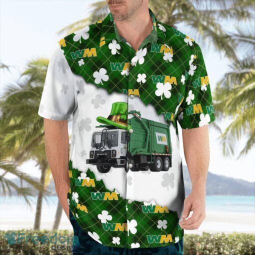 US Waste Management, Patrick Day Hawaiian Shirt Beach Summer Gift Product Photo 4