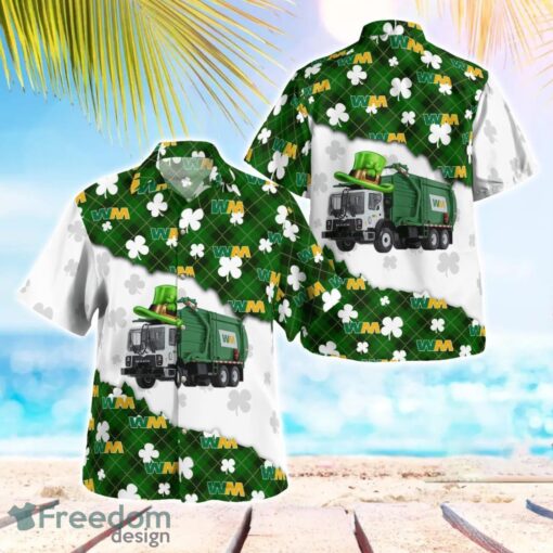 US Waste Management, Patrick Day Hawaiian Shirt Beach Summer Gift Product Photo 1