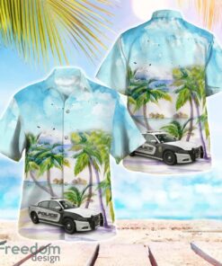 Utah, South Jordan Police Department Dodge Charger Tropical 3D Hawaiian Shirt Gift For Summer Product Photo 1