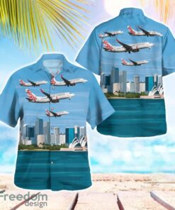 Virgin Australia Airlines Boeing 737-700 Tropical 3D Hawaiian Shirt Gift For Summer