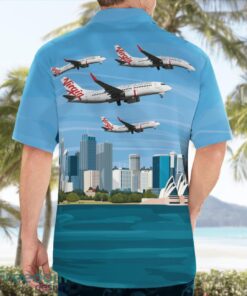 Virgin Australia Airlines Boeing 737-700 Tropical 3D Hawaiian Shirt Gift For Summer Product Photo 4