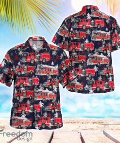 Virginia Chincoteague Volunteer Fire Company Tropical 3D Hawaiian Shirt Gift For Summer Product Photo 1