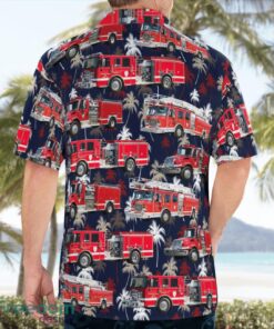 Virginia Chincoteague Volunteer Fire Company Tropical 3D Hawaiian Shirt Gift For Summer Product Photo 4