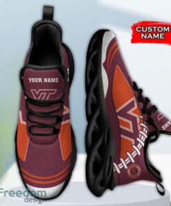 Virginia Tech Hokies NCAA Max Soul Shoes Big Logo And Custom Name Sneakers For Men Women Product Photo 3