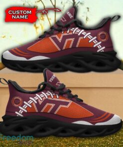 Virginia Tech Hokies NCAA Max Soul Shoes Big Logo And Custom Name Sneakers For Men Women Product Photo 1