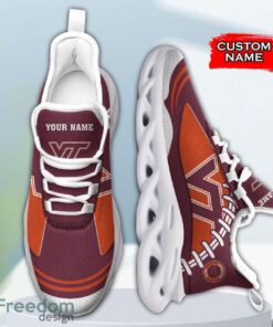 Virginia Tech Hokies NCAA Max Soul Shoes Big Logo And Custom Name Sneakers For Men Women Product Photo 4