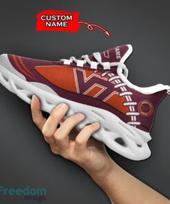 Virginia Tech Hokies NCAA Max Soul Shoes Big Logo And Custom Name Sneakers For Men Women Product Photo 5